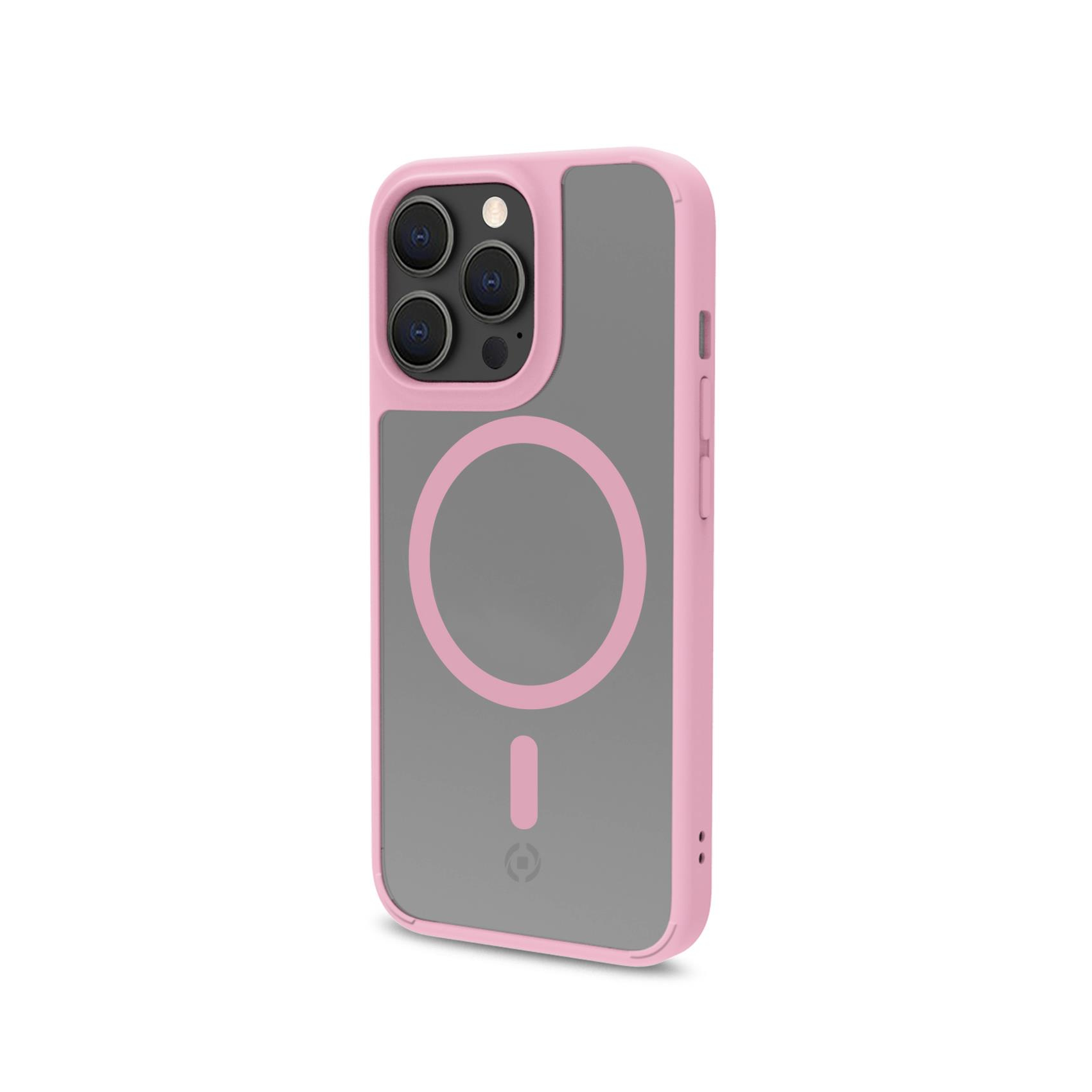Magmatt funda para teléfono móvil 15,5 cm (6.1") Rosa, Transparente