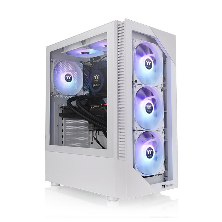 View 200 TG Snow ARGB Midi Tower Blanco