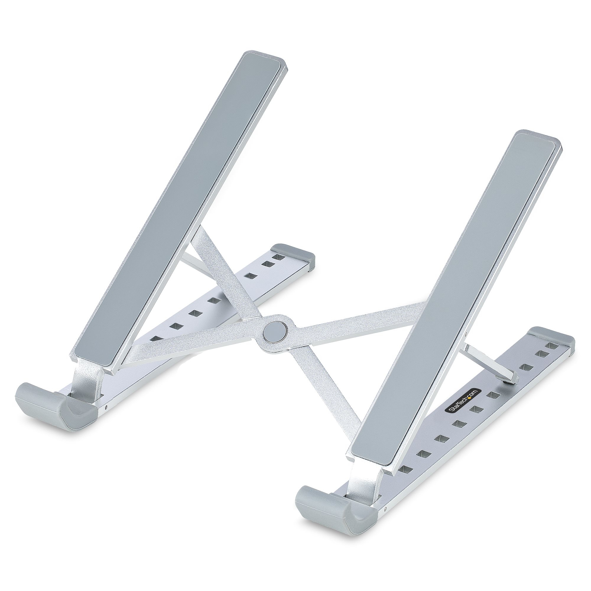 Soporte Elevador Plegable para Ordenador Portátil - Riser Ajustable Portátil Ergonómico para Ordenador Laptop - Estructura Ventilada de Aluminio - Carga 10kg - Atril Portátil