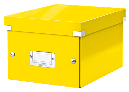 Click & Store WOW Caja de almacenaje Rectangular Caja de cartón Amarillo