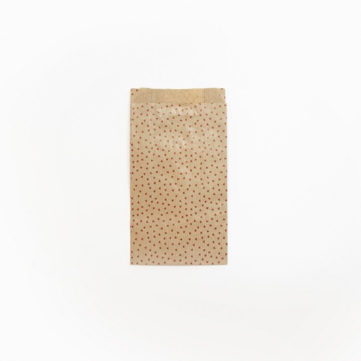 394106C bolsa de papel Marrón, Rojo