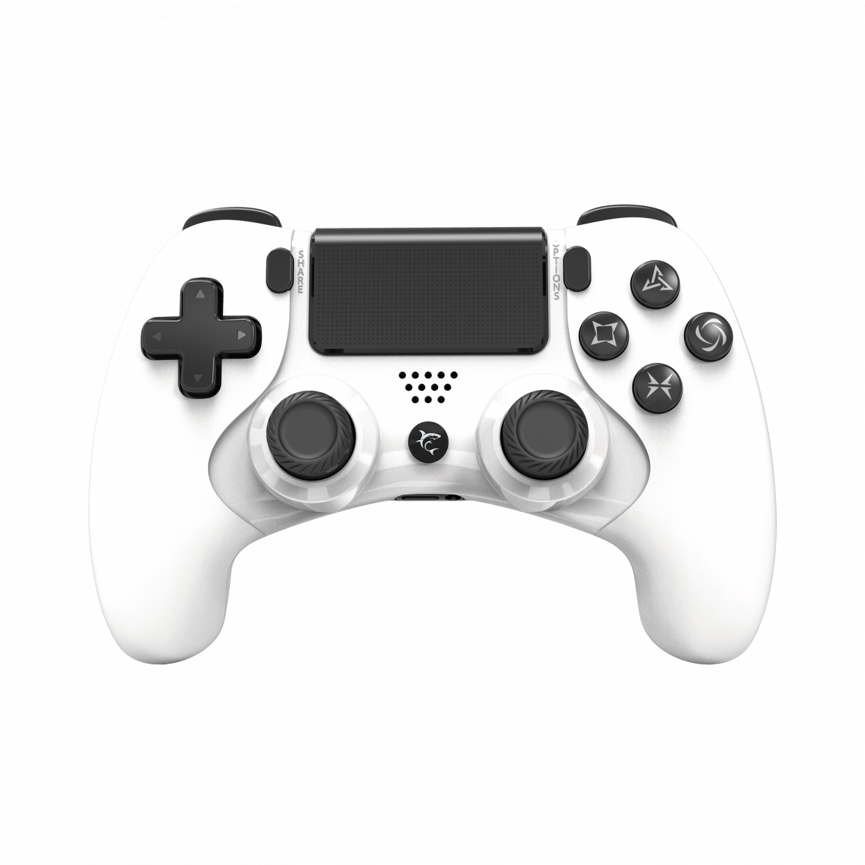 CENTURION Negro, Blanco Bluetooth Gamepad Analógico PlayStation 4, Playstation 3