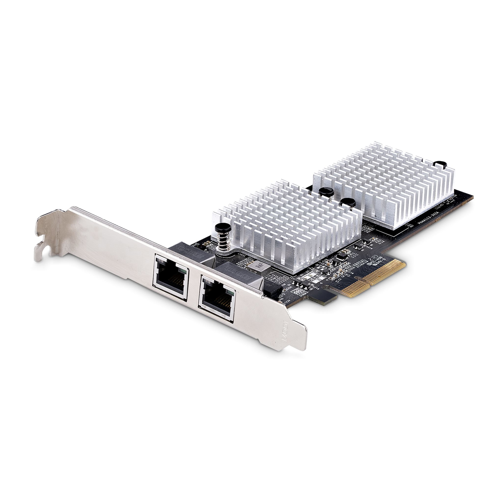 Tarjeta PCI Express Adaptadora de Red Ethernet de 2 Puertos RJ45 - Tarjeta de Red para Servidores o PCs - con Soporte para Tramas Jumbo - Tarjeta LAN - 10GBASE-T - NBASE-T