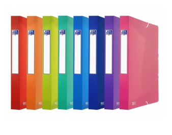 400146995 caja archivador 300 hojas Azul, Azul claro, Color menta, Naranja, Rosa, Púrpura, Rojo Polipropileno (PP)