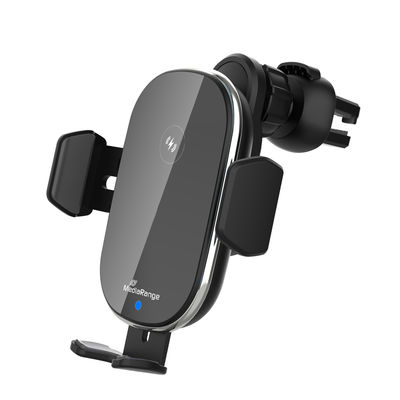 MRMA117 cargador de dispositivo móvil Smartphone Negro Cargador inalámbrico Carga rápida Auto