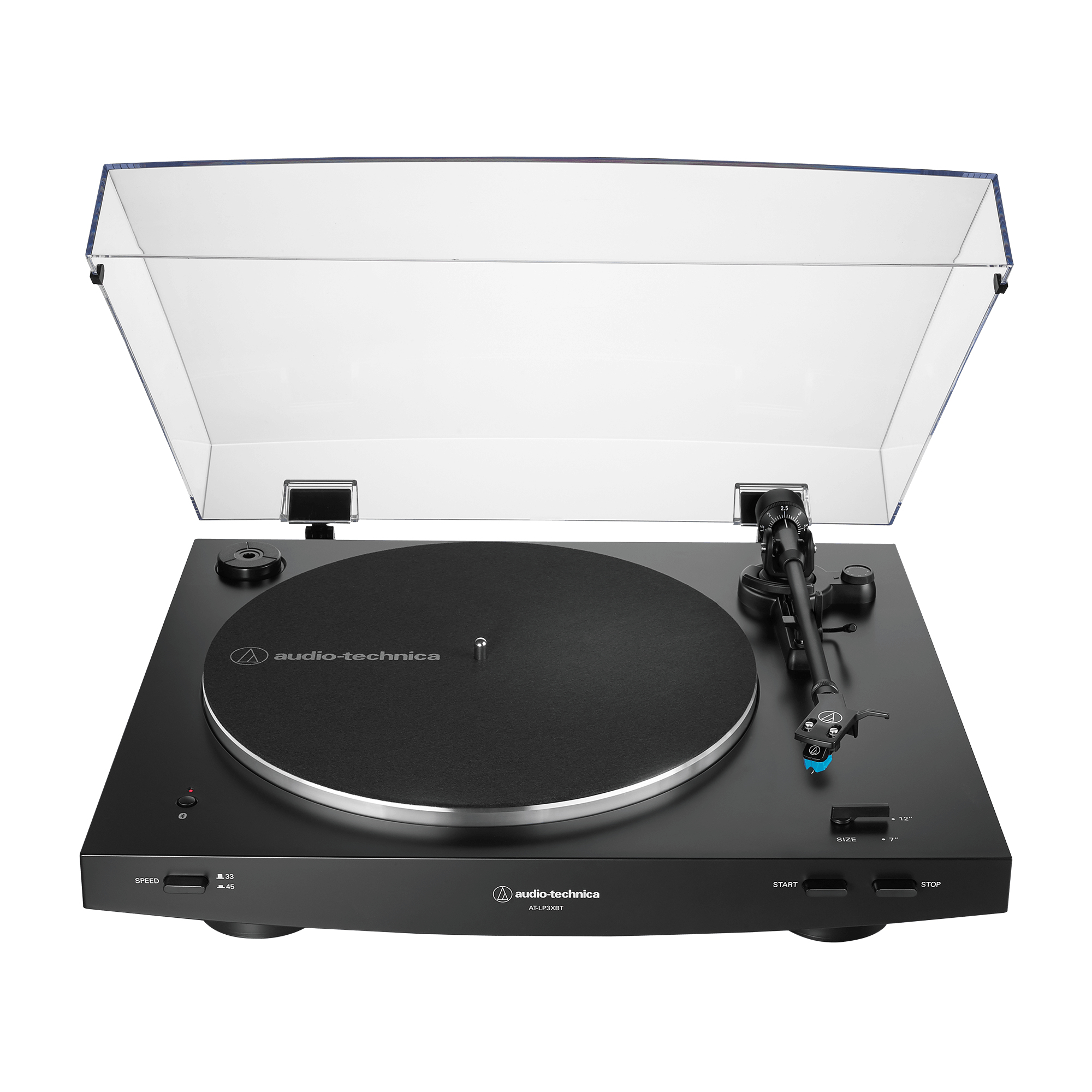 AT-LP3XBTBK tocadisco Tocadiscos de tracción por correa Negro Totalmente automático