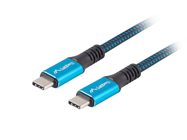 CA-CMCM-45CU-0005-BK cable USB USB4 Gen 2x2 0,5 m USB C Negro, Azul