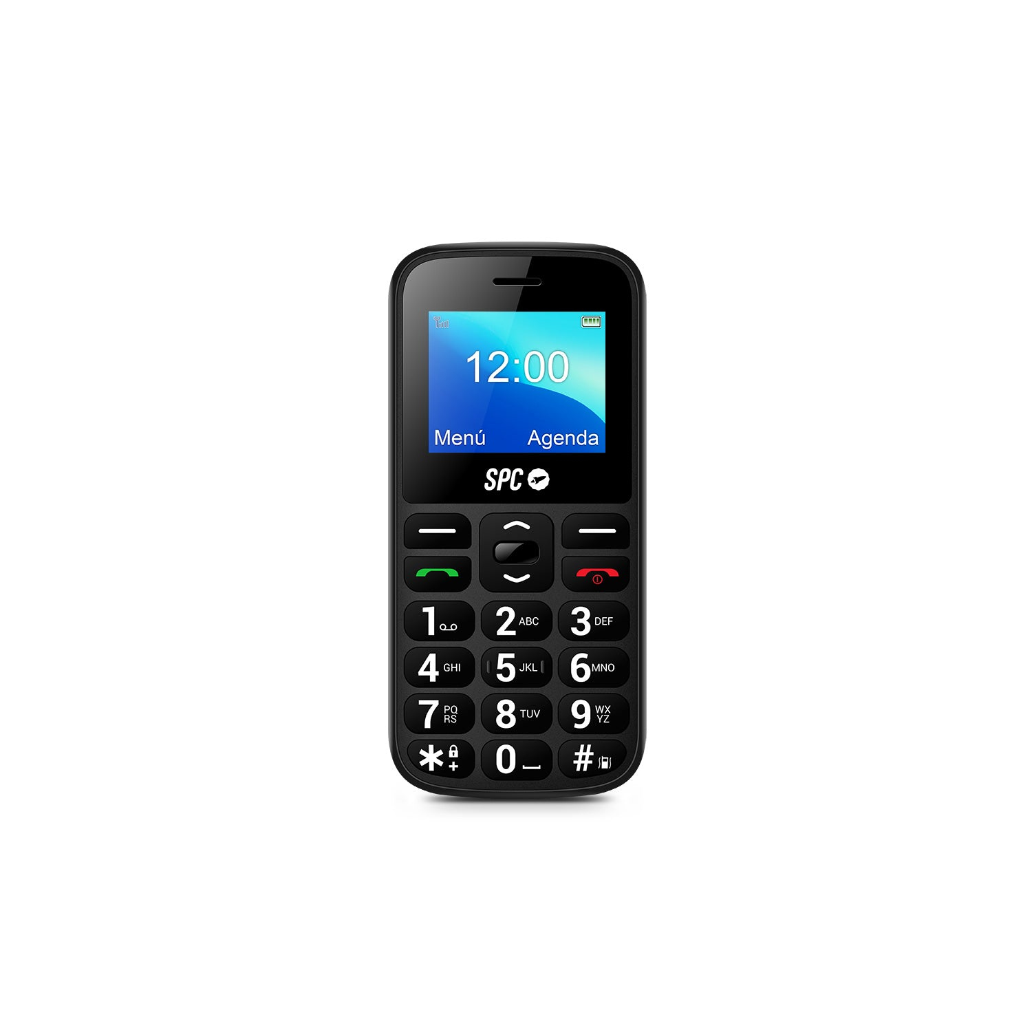 FORTUNE 2 4G 4,5 cm (1.77") 74 g Negro Teléfono para personas mayores