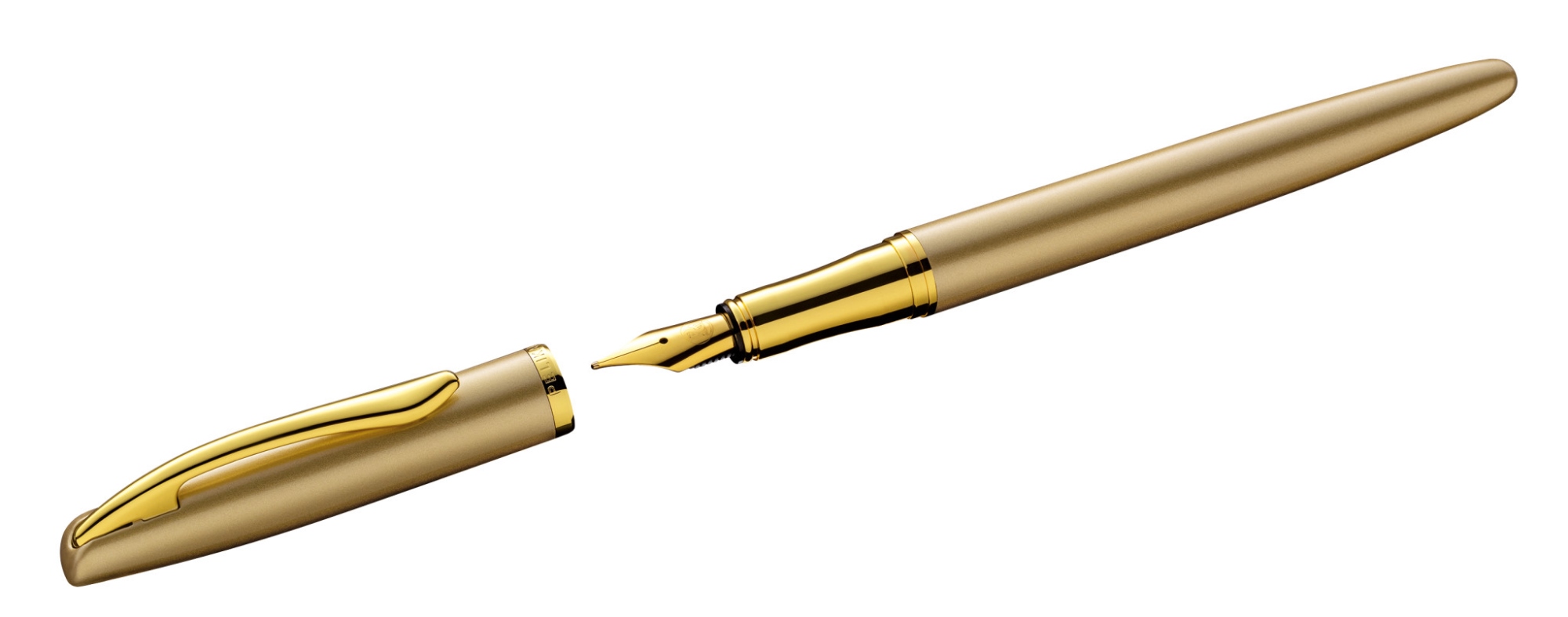 Jazz Noble Elegance P36 pluma estilográfica Sistema de carga por cartucho Oro, Amarillo 1 pieza(s)