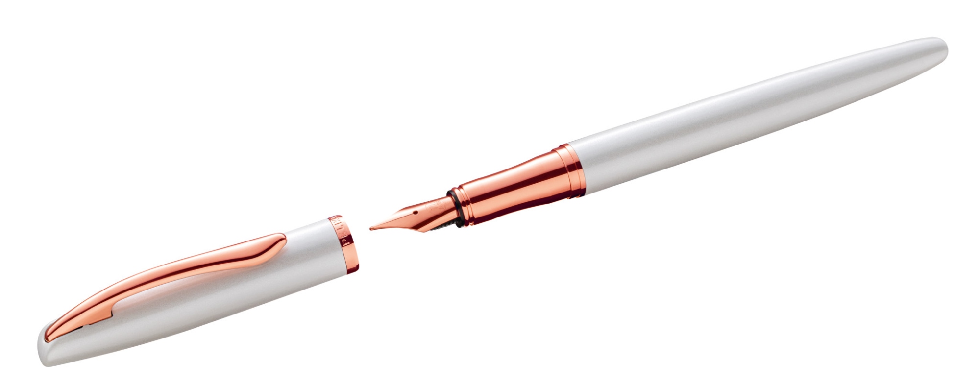Jazz Noble Elegance P36 pluma estilográfica Sistema de carga por cartucho Oro, Perlado, Blanco 1 pieza(s)