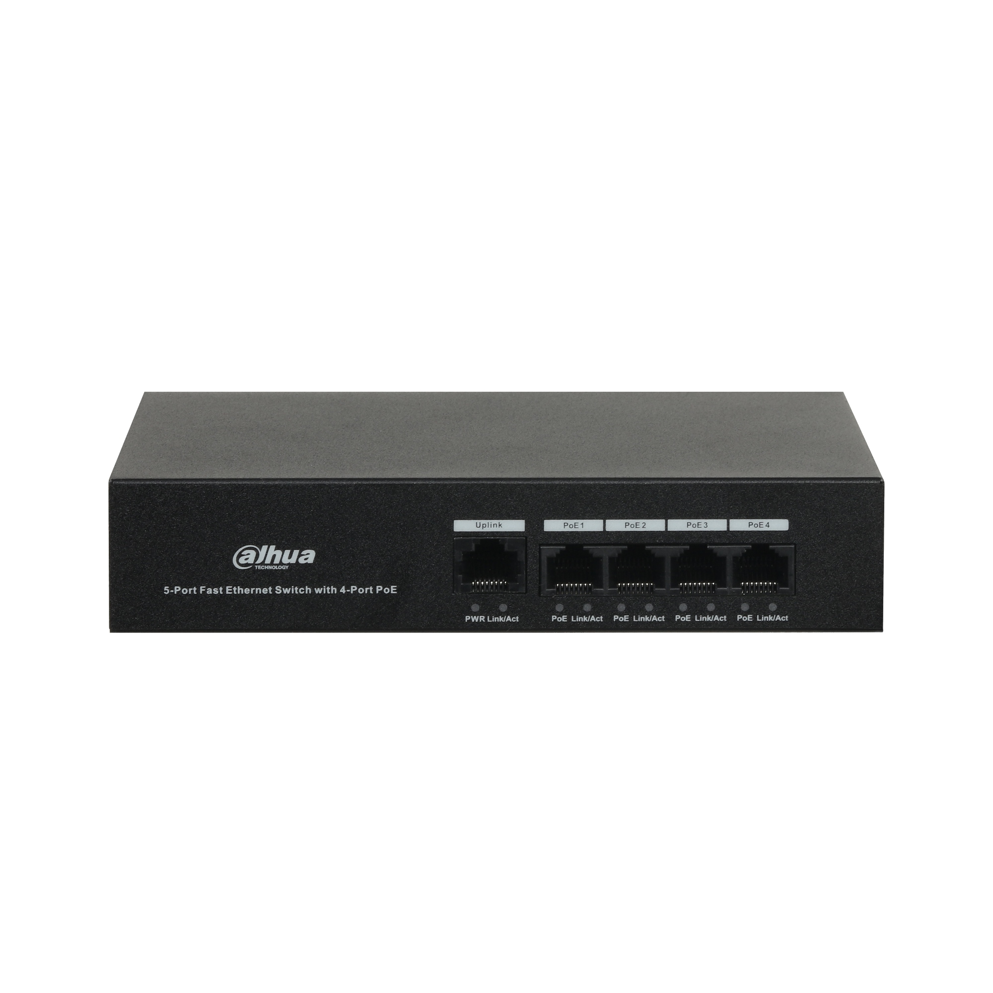 PoE DH-PFS3005-4ET-36 switch No administrado L2 Fast Ethernet (10/100) Energía sobre Ethernet (PoE) Negro