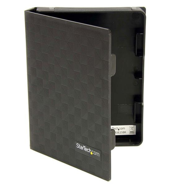 Paquete de 3 Cubiertas Protectoras Antiestáticas - Funda de Plástico Disco Duro de 2.5 Pulgadas - Forro - Negro
