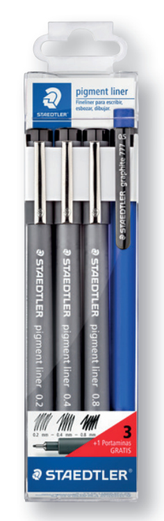 308 S1WP3 marcador 3 pieza(s) Negro, Gris