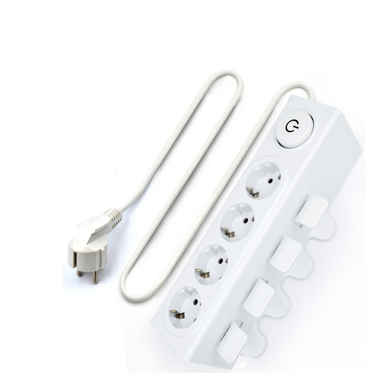 WY13160 base múltiple 1,5 m 4 salidas AC Interior Blanco