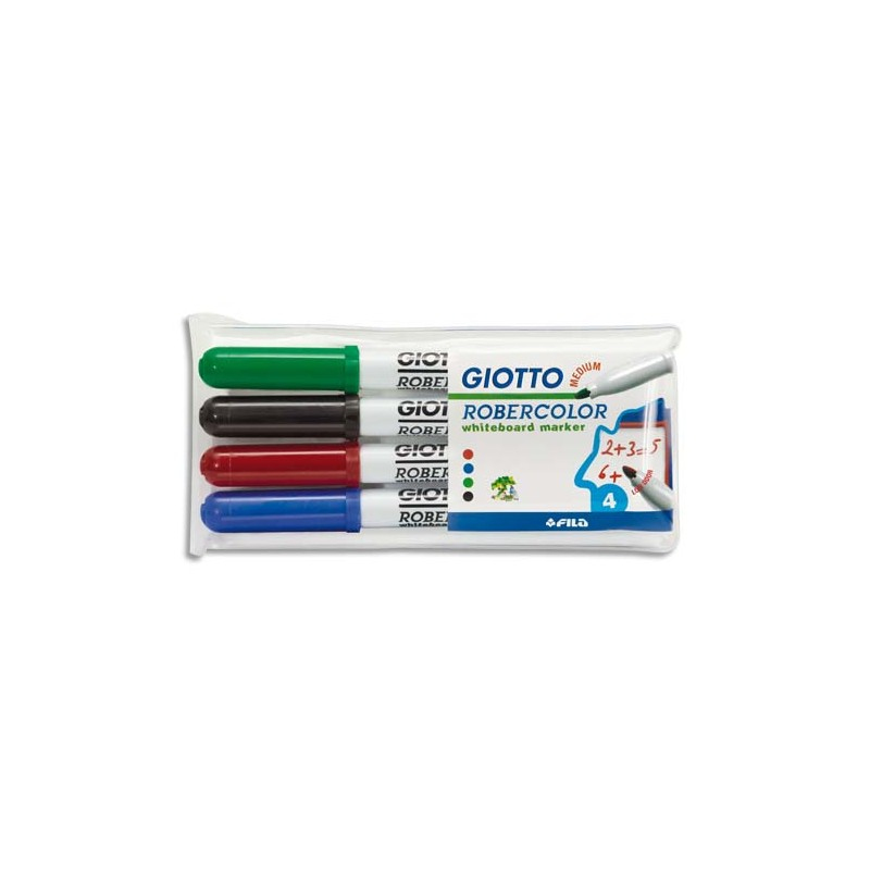 F413300 marcador 4 pieza(s) Negro, Azul, Verde, Rojo
