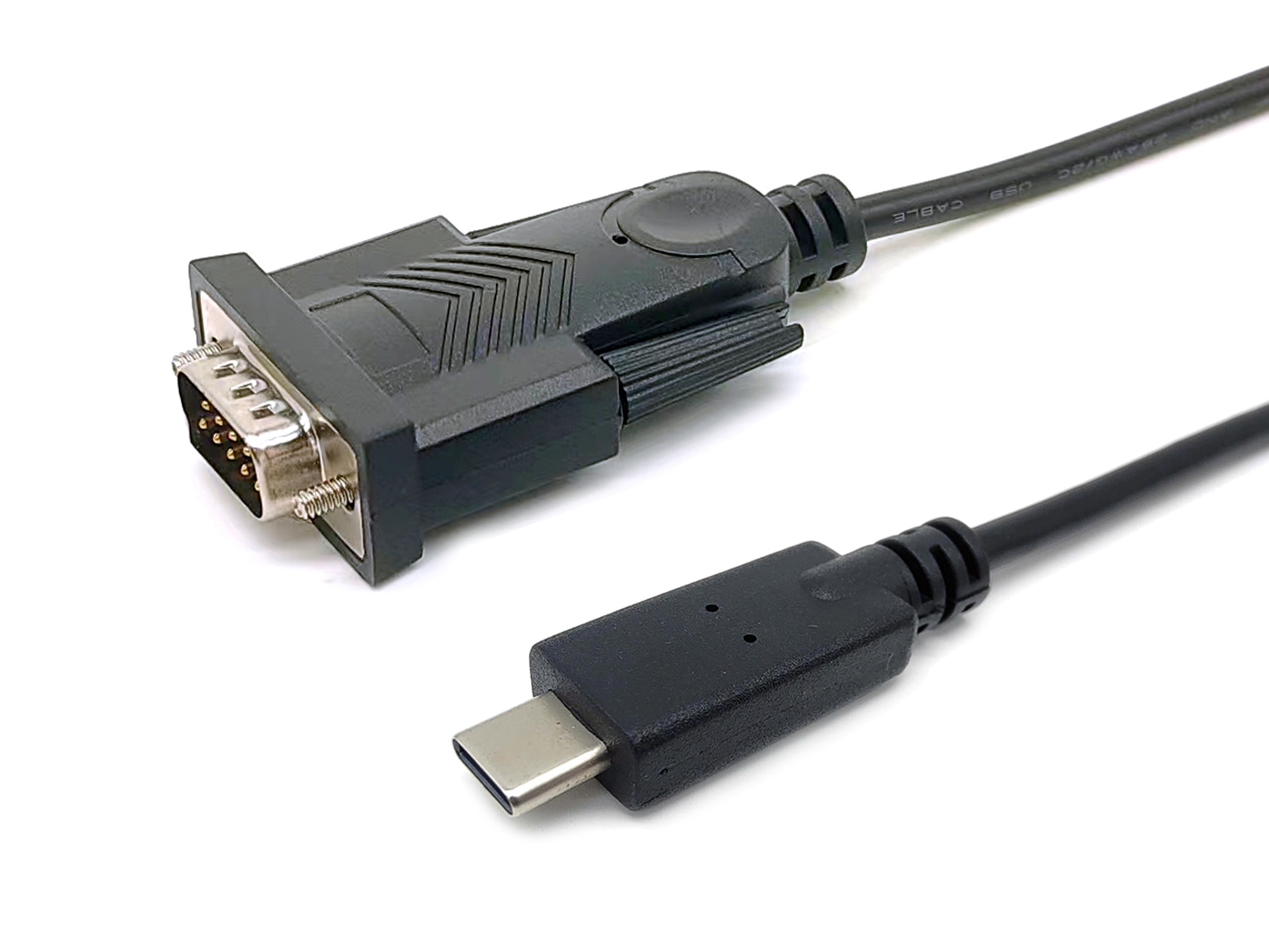 Cable USB-C a serie (DB9), M/M, 1,5 m