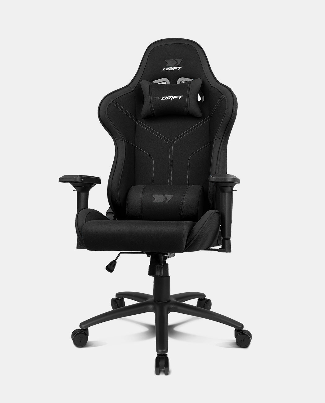DR110BK silla para videojuegos Butaca para jugar Asiento acolchado Negro