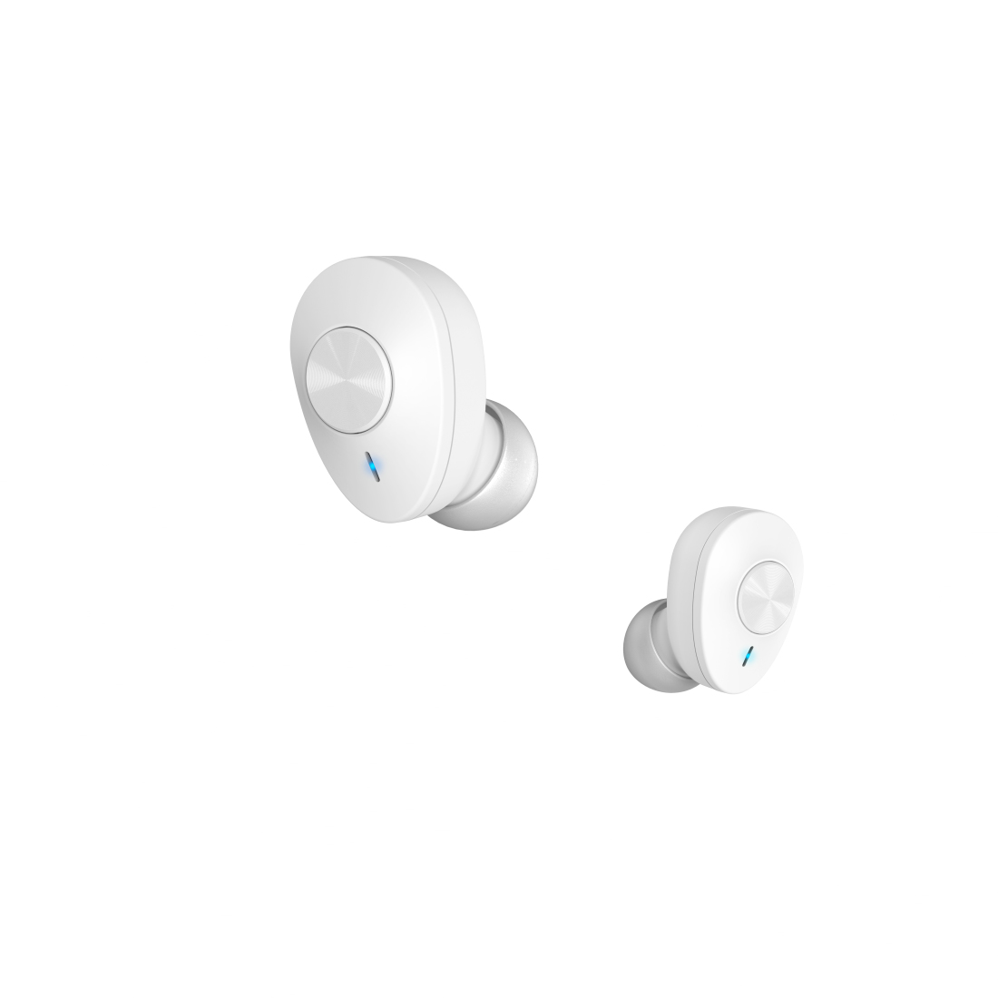 Freedom Buddy Auriculares True Wireless Stereo (TWS) Dentro de oído Llamadas/Música USB Tipo C Bluetooth Gris claro, Blanco