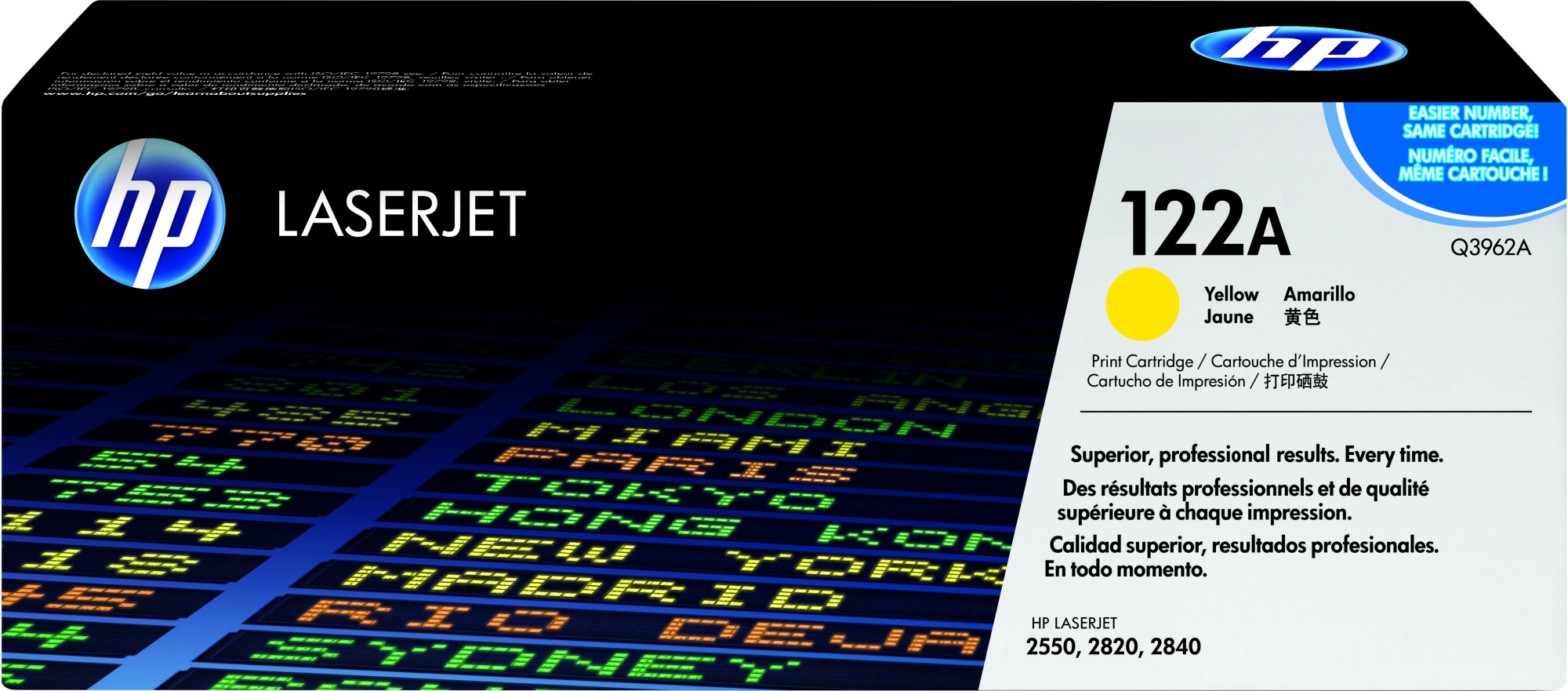 122A Yellow Original LaserJet Toner Cartridge cartucho de tóner 1 pieza(s) Amarillo
