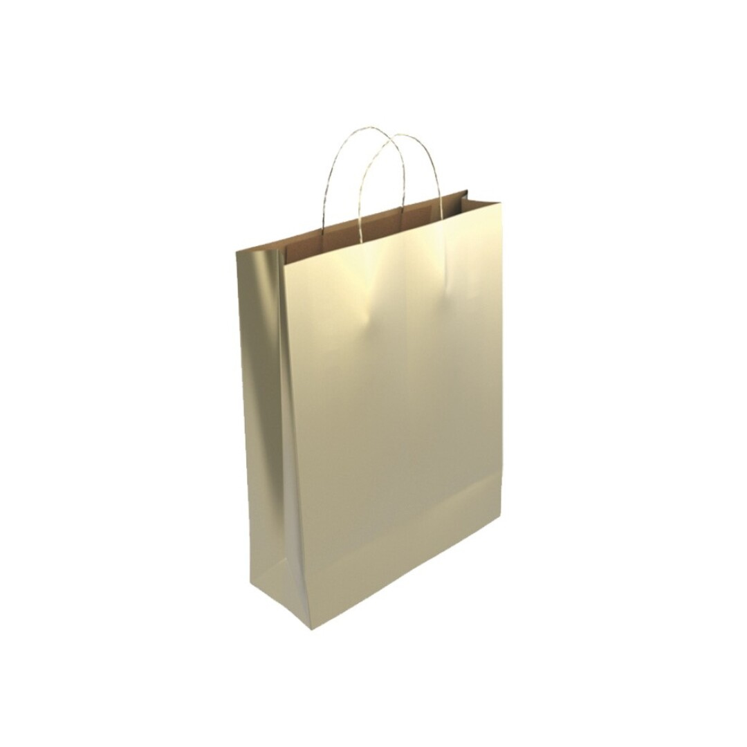 329846 bolsa de papel Oro