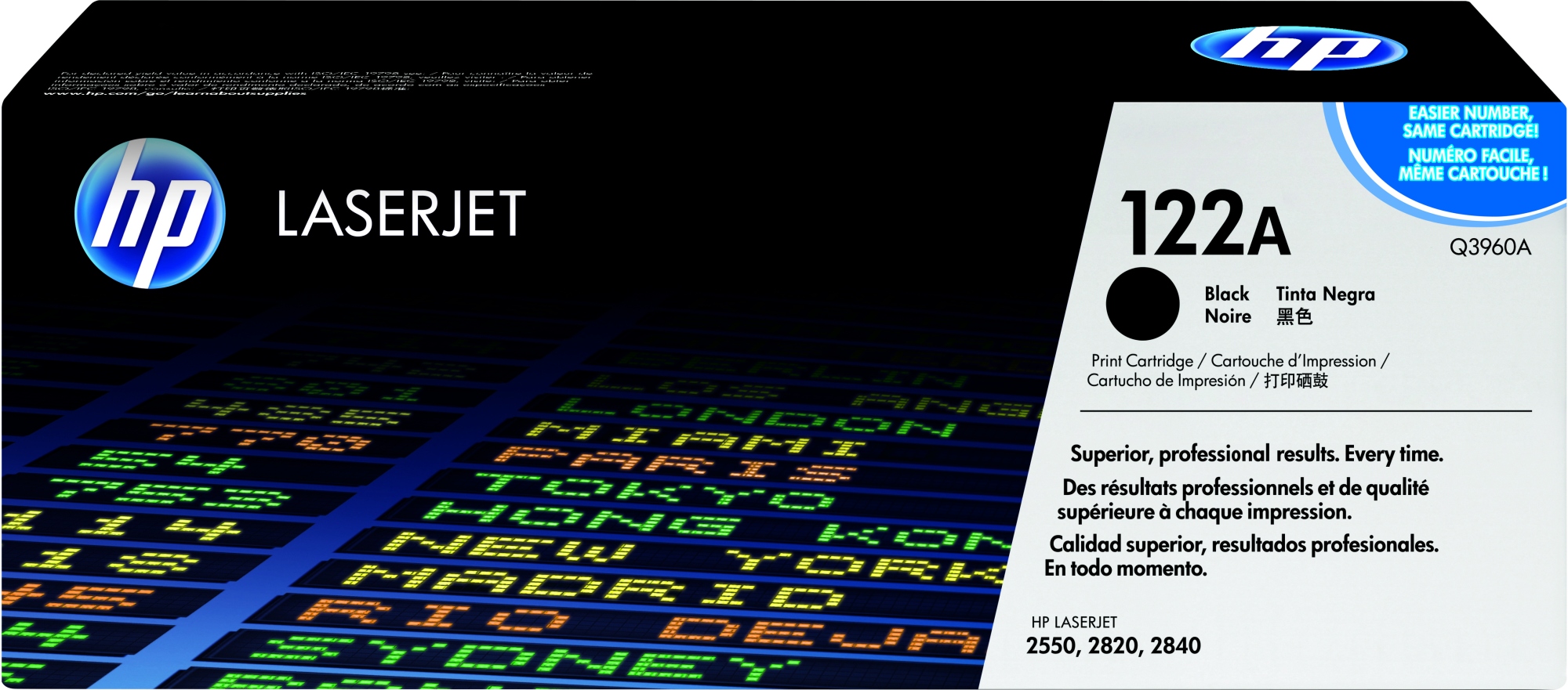 122A Black Original LaserJet Toner Cartridge cartucho de tóner 1 pieza(s) Negro