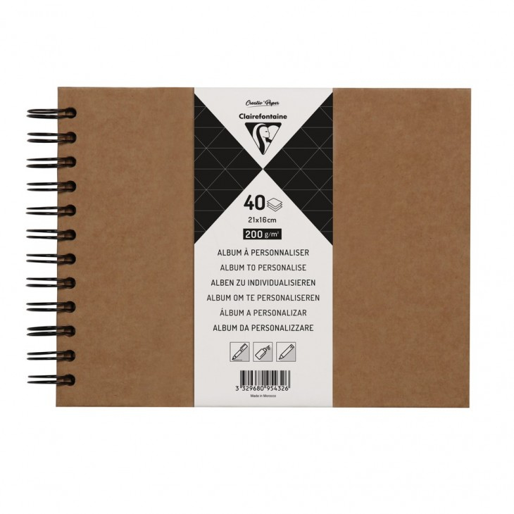 95432C cuaderno y block 40 hojas Marrón