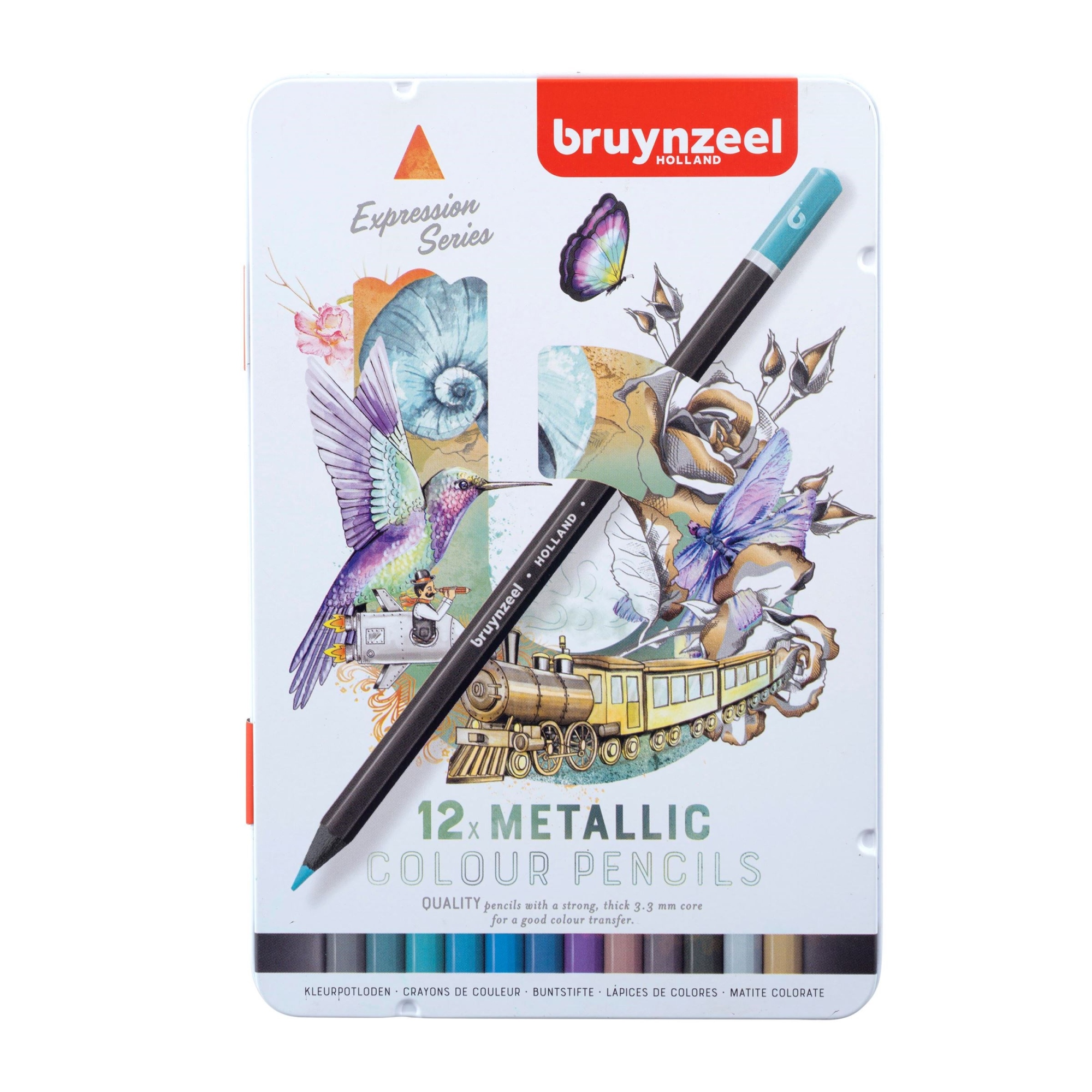 60312212 lápiz de color Metálico, Multicolor 12 pieza(s)