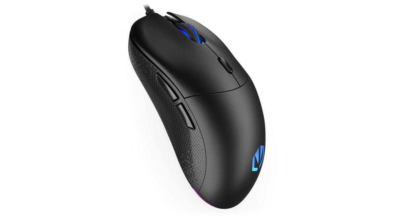 GEM ratón Juego Ambidextro USB Tipo C Óptico 8000 DPI