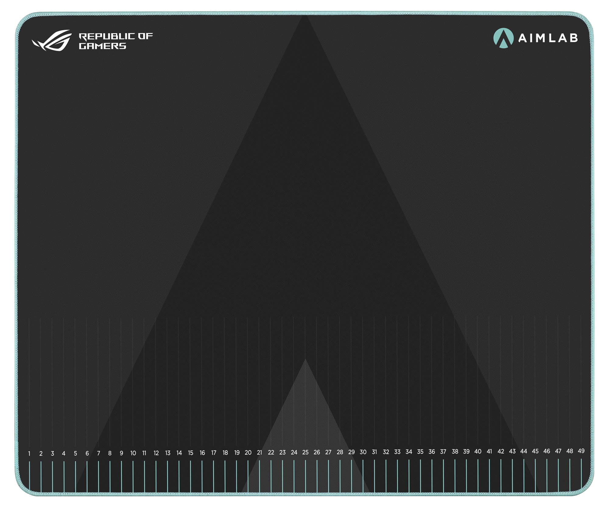 ROG Hone Ace Aim Lab Edition Alfombrilla de ratón para juegos Negro