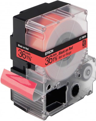 Cinta color pastel - LC7RBP9 negro/rojo pastel 36/9