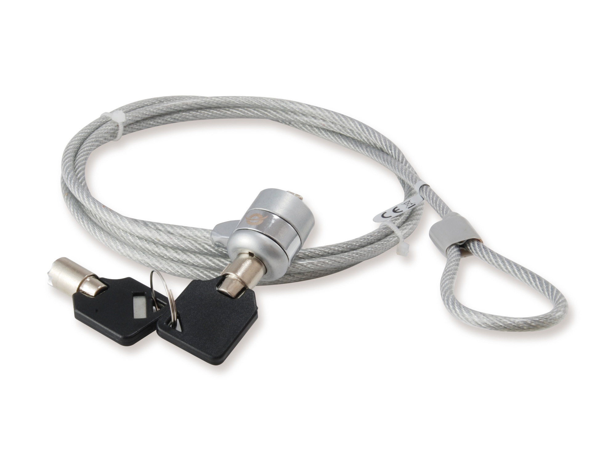 CNBSLOCK15 cable antirrobo Plata 1,5 m