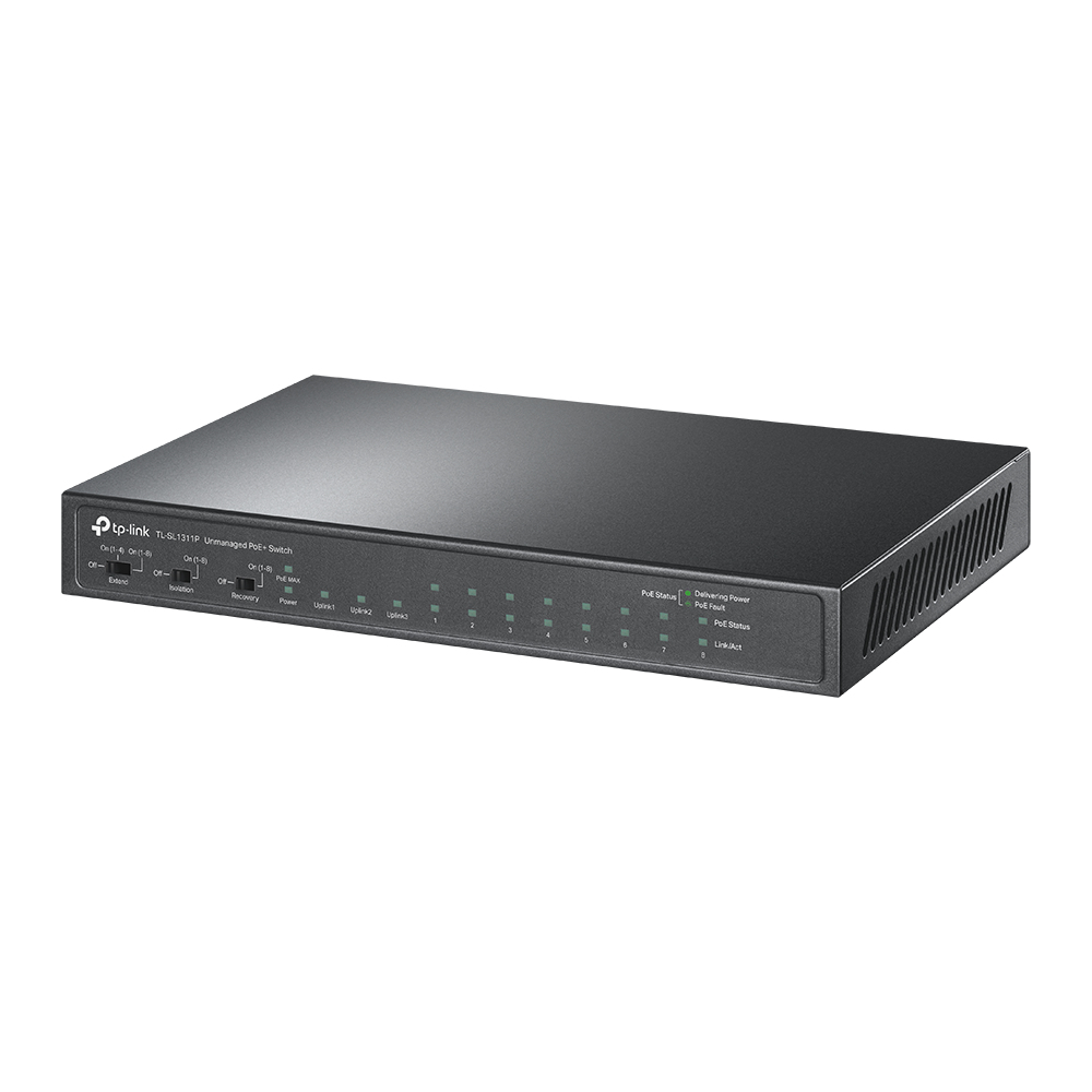 TL-SL1311P switch Fast Ethernet (10/100) Energía sobre Ethernet (PoE) Negro