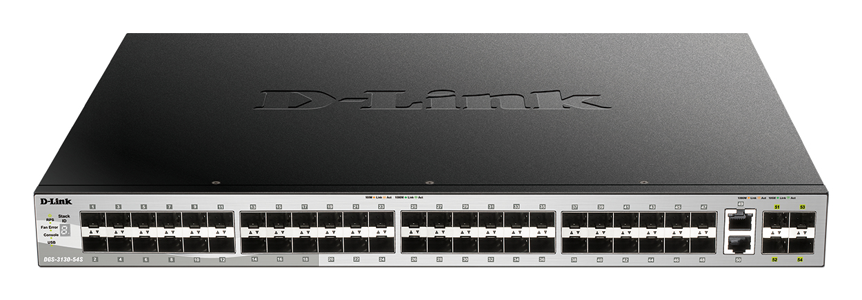 DGS-3130-54S/E switch Gestionado L3 10G Ethernet (100/1000/10000) Gris