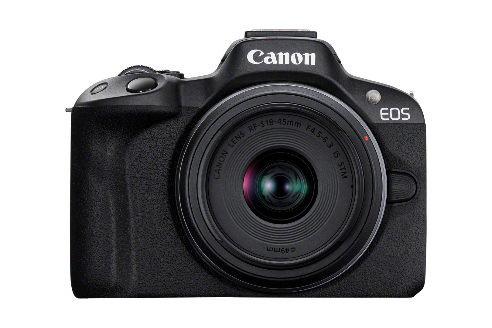 EOS R50, Black + RF-S 18-45mm F4.5-6.3 IS STM Kit MILC 24,2 MP CMOS 6000 x 4000 Pixeles Negro