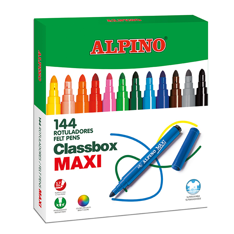 AR000109 rotulador Fino Multicolor 144 pieza(s)