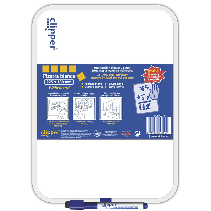 PP0213 pizarrón blanco 255 x 180 mm