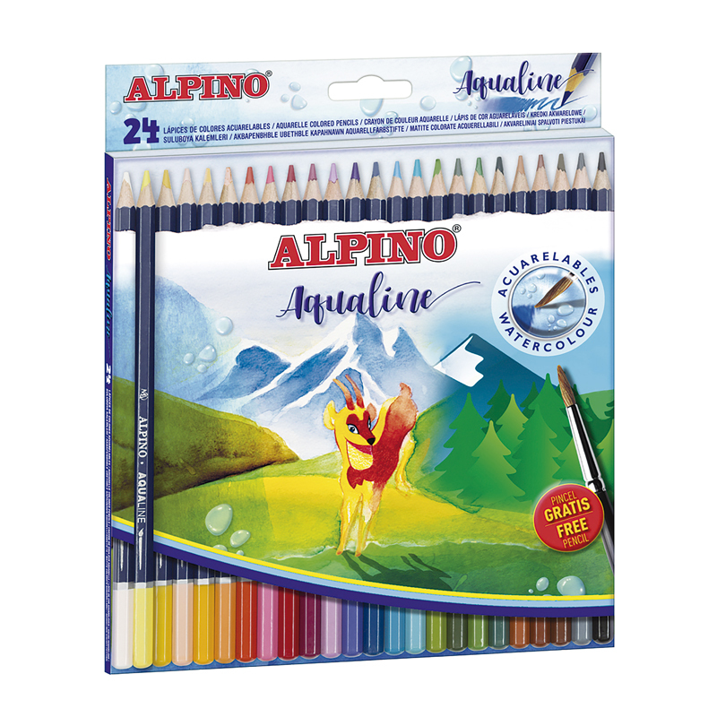 AL000131 lápiz de color Multicolor 24 pieza(s)