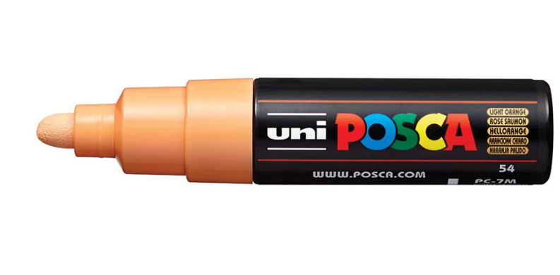POSCA PC-7M Naranja claro