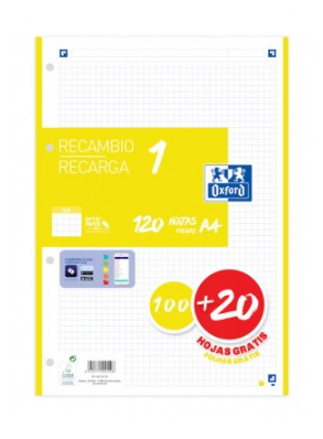 400158160 papel de cuaderno 210 x 297 mm (A4) 120 hojas