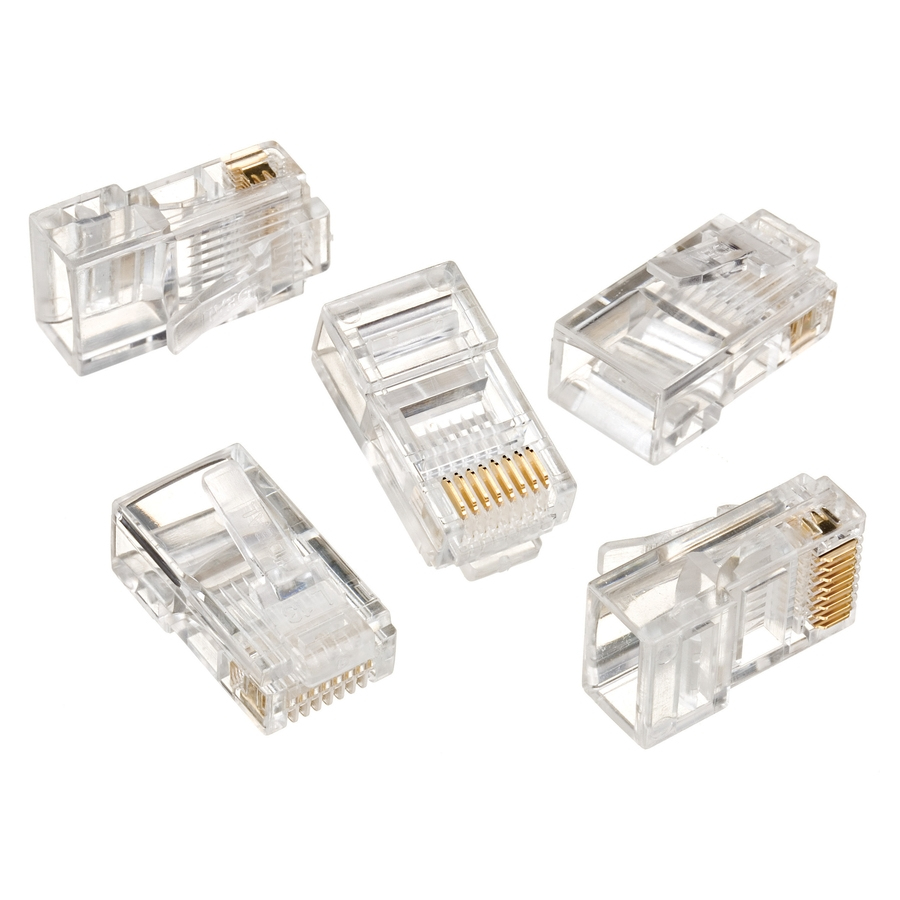 LC-8P8C-001/50 conector RJ-45 Transparente