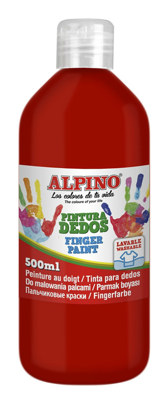 DD020072 pintura de dedos lavable Rojo