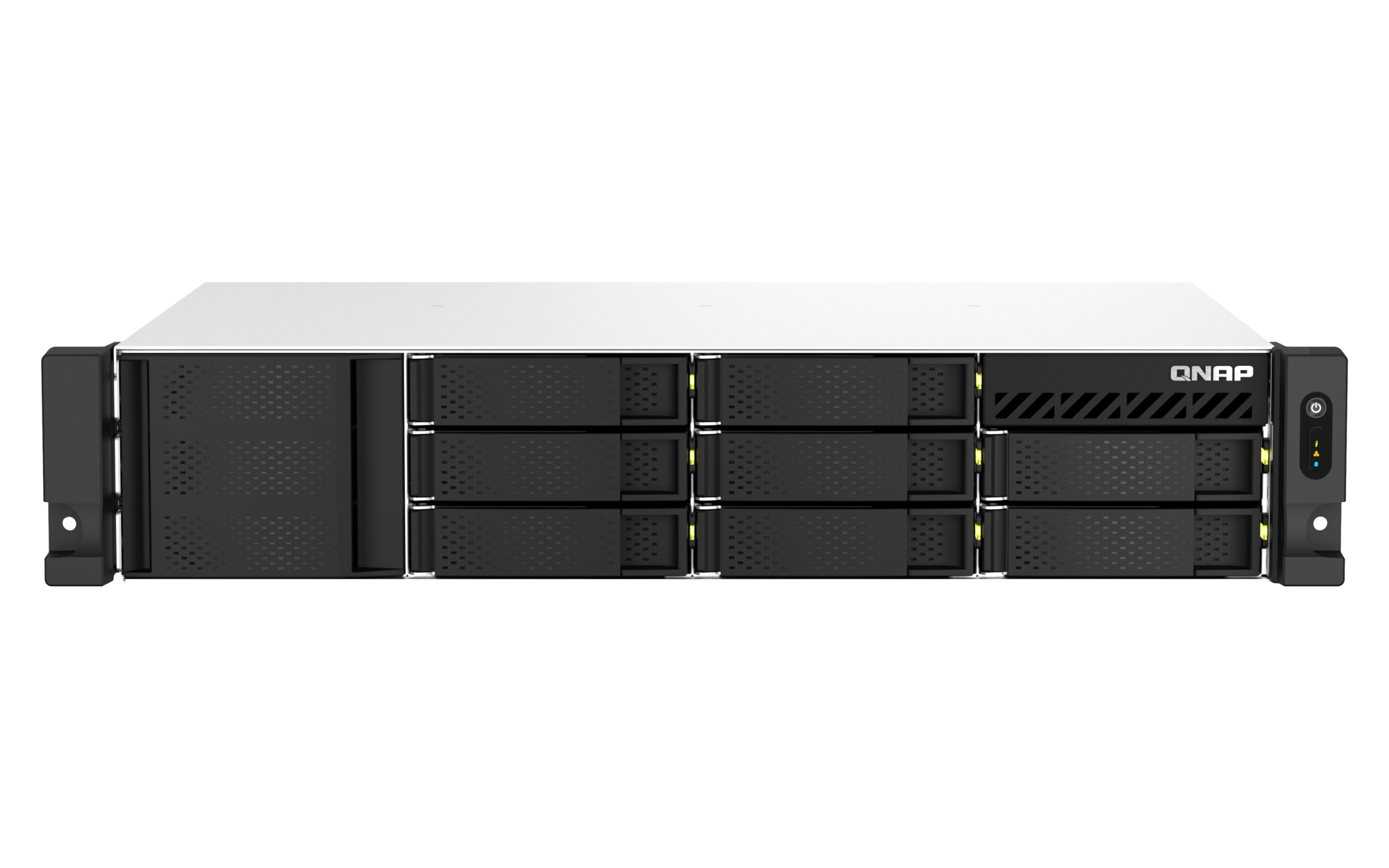 TS-873AeU-RP NAS Bastidor (2U) Ryzen Embedded V1500B 4 GB DDR4 0 TB QuTS hero Negro