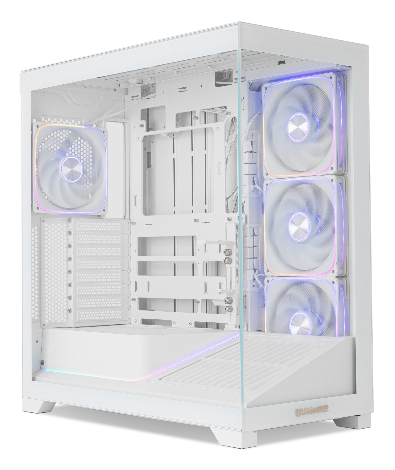 Hummer BLADE, Torre ATX, ARGB, Ultra Airflow, Blanco