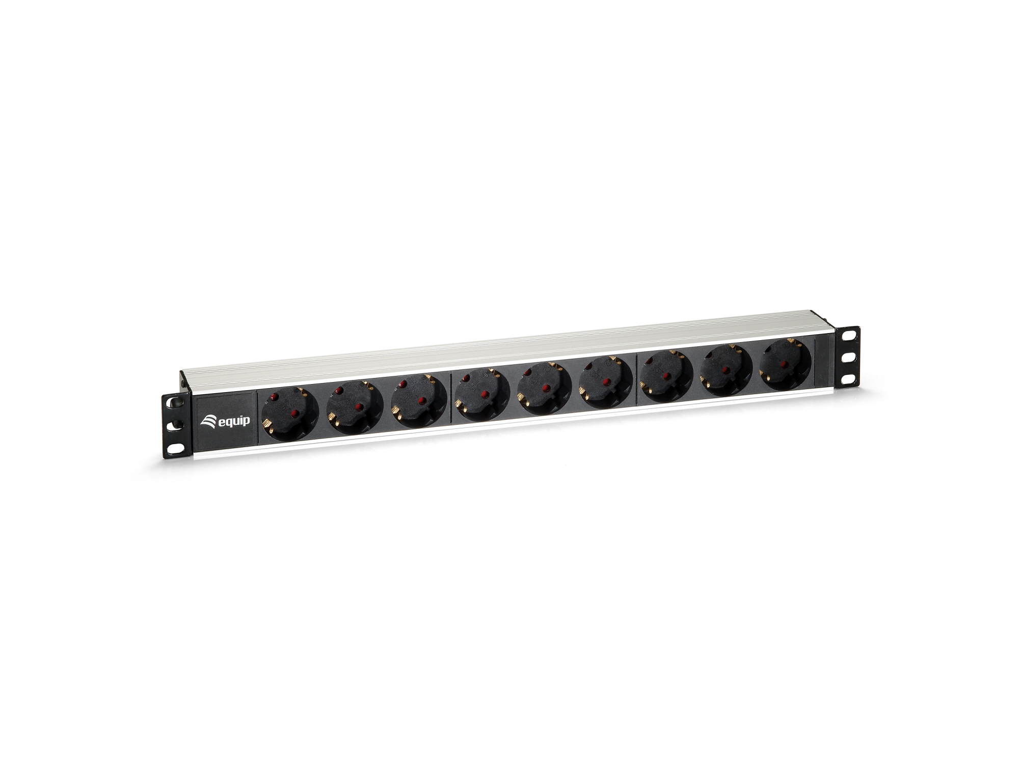 333292 unidad de distribución de energía (PDU) 9 salidas AC 1U Negro, Plata