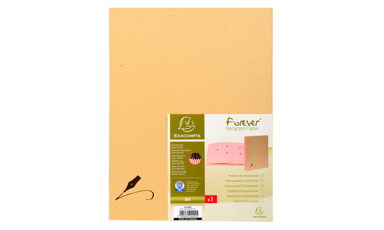 Parapheur dos a soufflets Forever - 20 compartiments