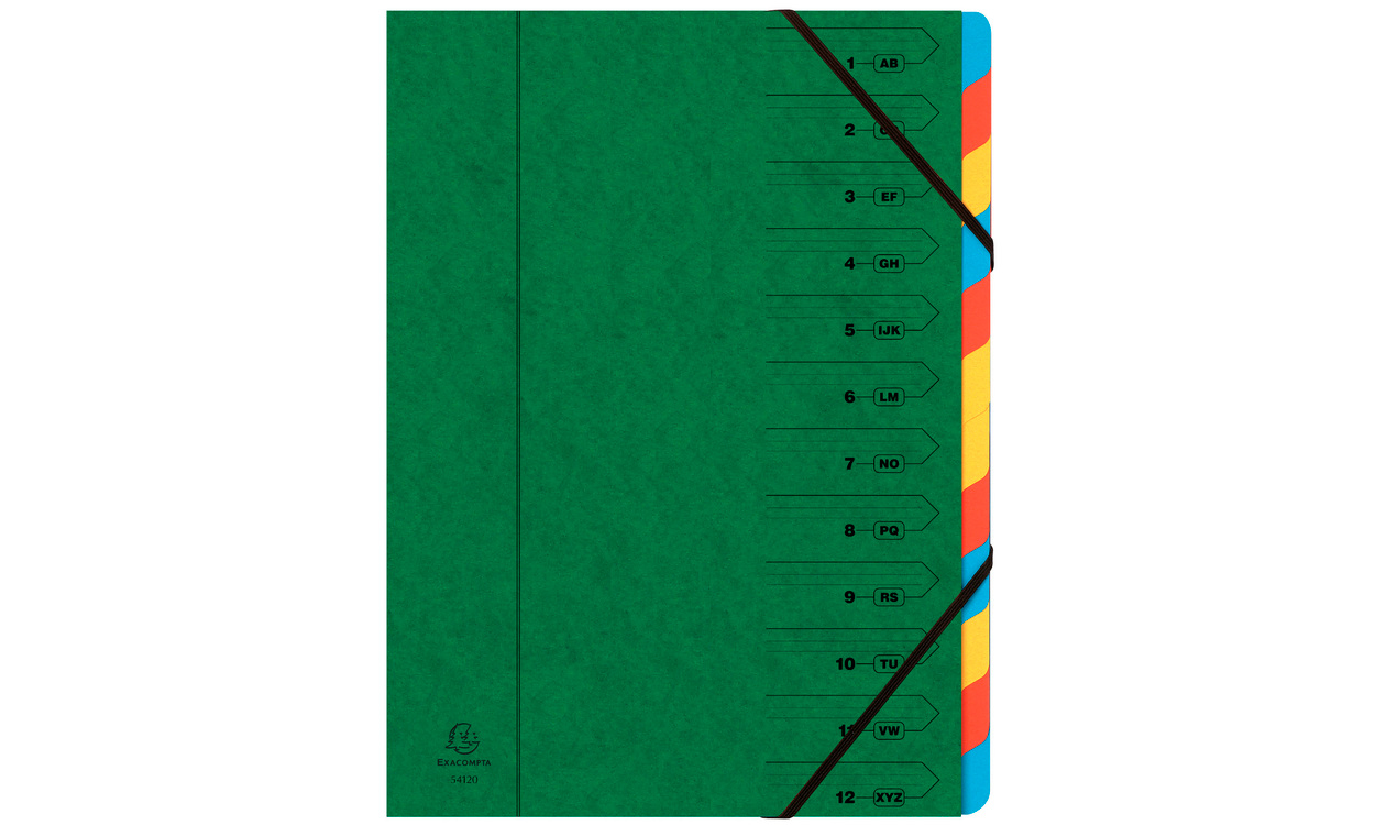 54123E lengüeta de índice Verde