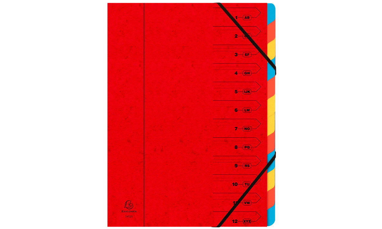 54125E carpeta Rojo A4