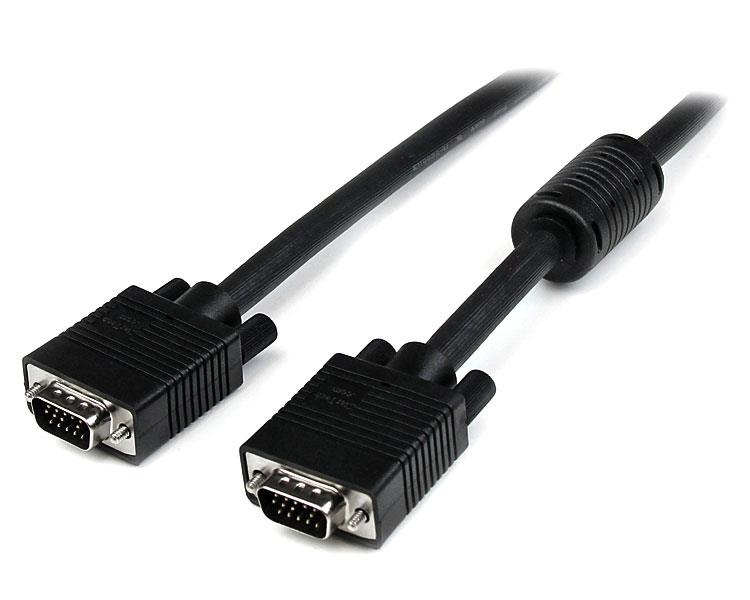 Cable de 15m de Vídeo VGA Coaxial de Alta Resolución para Monitor - HD15 Macho - HD15 Macho