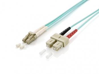 255319 Cable de fibra óptica e InfiniBand 0,5 m LC SC Turquesa