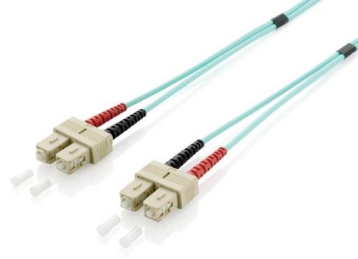 255326 Cable de fibra óptica e InfiniBand 10 m SC Turquesa